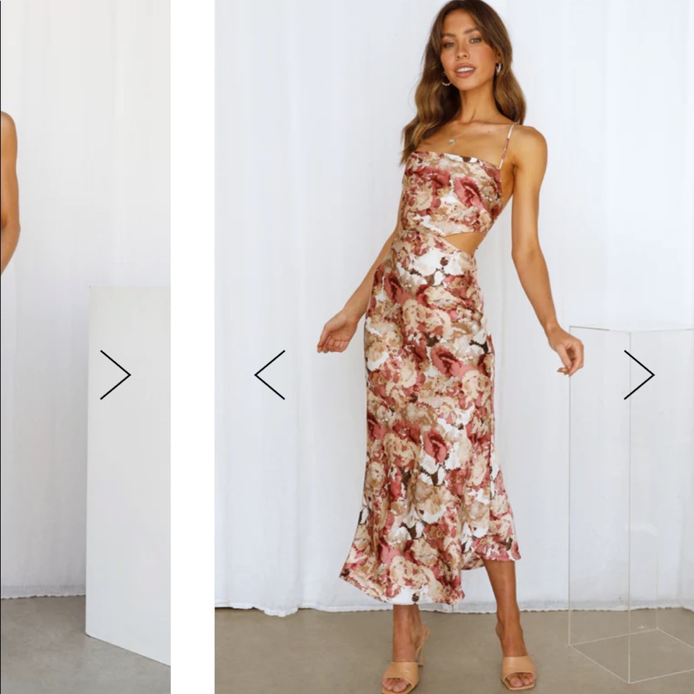 RETURNING TO YOU MIDI DRESS ROSE
